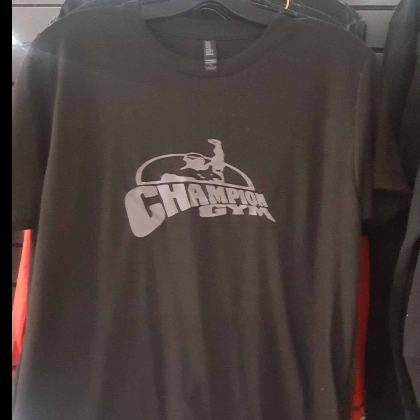 T-shirt Black/Grey - Apparel - Champion Gym