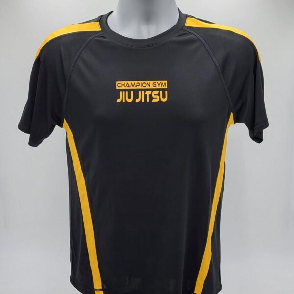 T-shirt Black/Yellow Poly